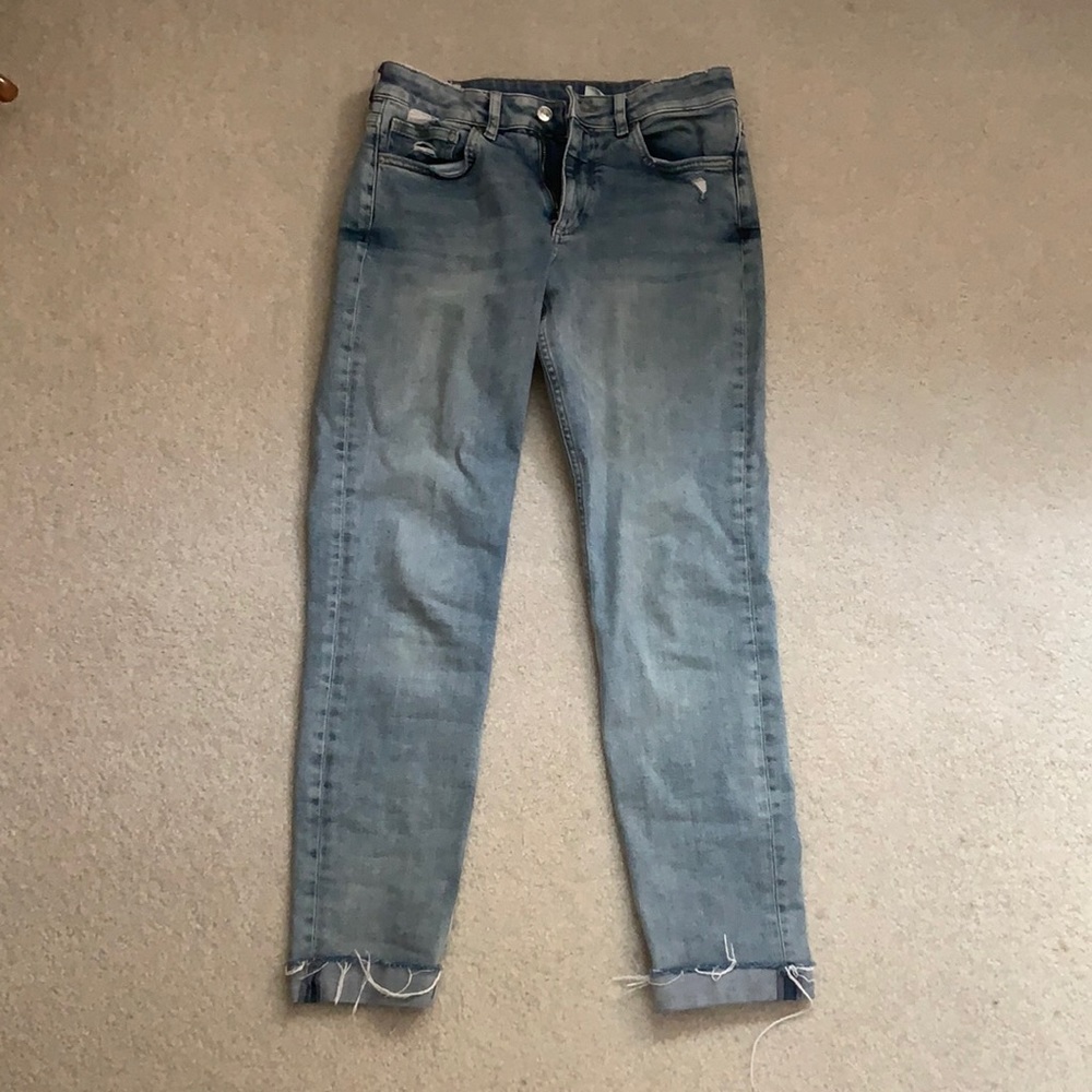 &DENIM light wash jeans
